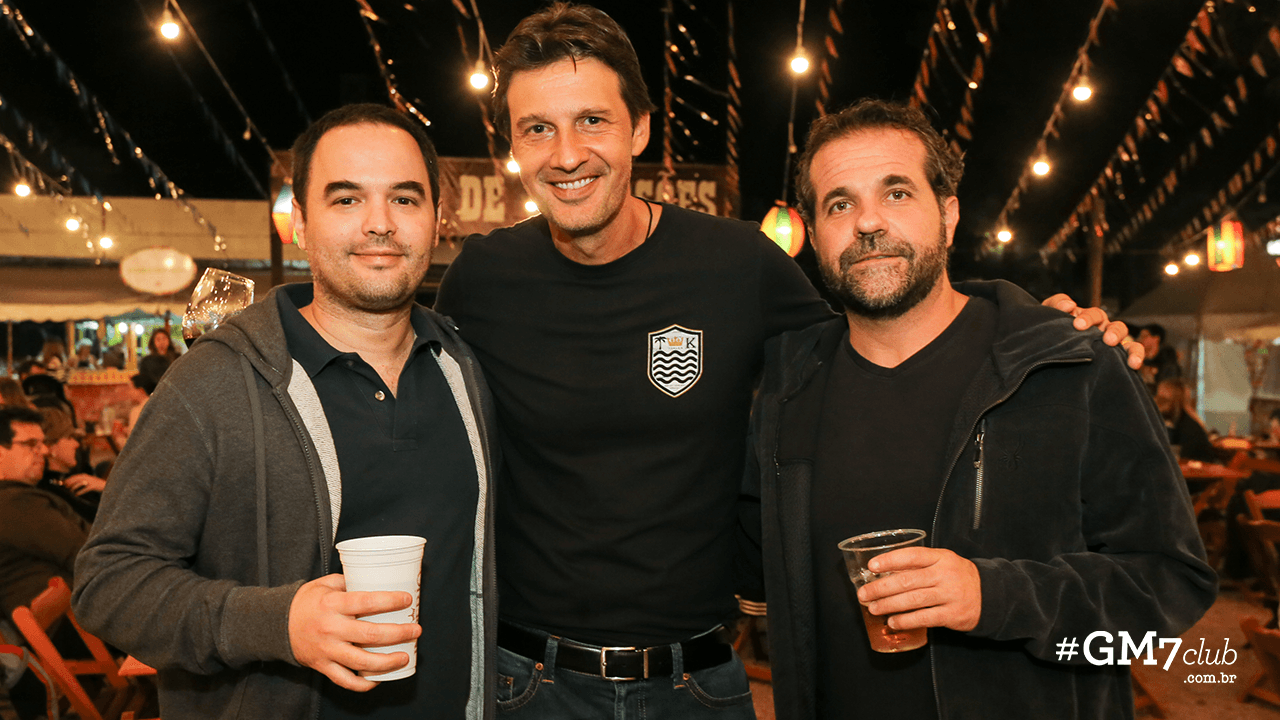 Caio Afonso Ferreira, Fabio Albieri e Rogerio Lorenzetti (Foto: Guilherme Gongra)