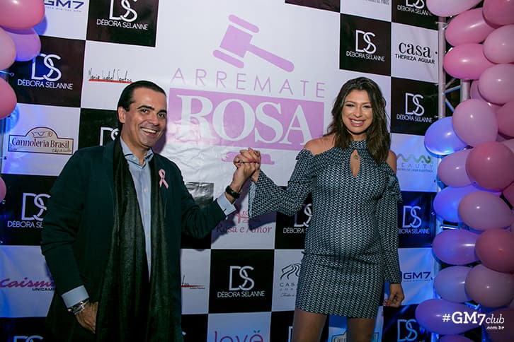 Fábio Arruda e Débora Selanne (Foto: Guilherme Gongra)