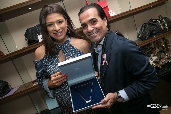 Fábio Arruda e Débora Selanne (Foto: Guilherme Gongra)
