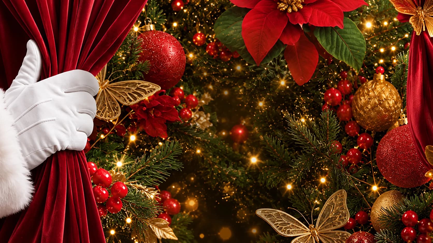 Parque Dom Pedro recebe Papai Noel com espetáculo de 35 bailarinos