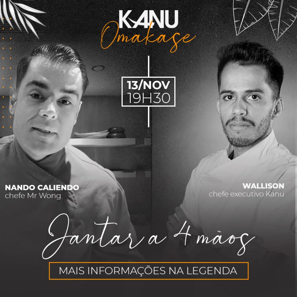 Pela primeira vez, KANU realiza menu degustação a 4 mãos