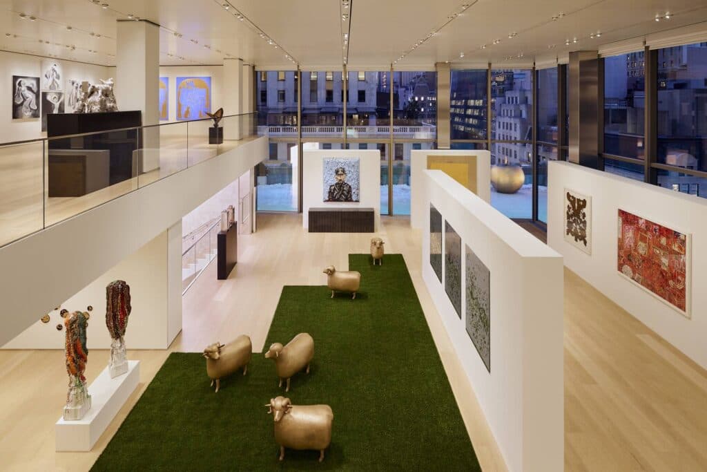 Exposição de arte de Peter Marino com Tiffany & Co. em Nova York